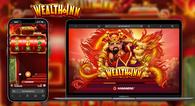 Wealth Inn Slot Desktop and Mobile Banner