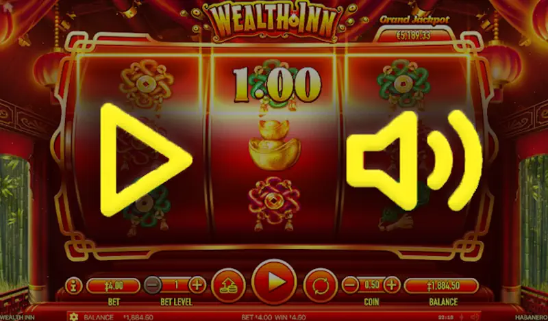 Wealth Inn Slot Visual and audio Banner