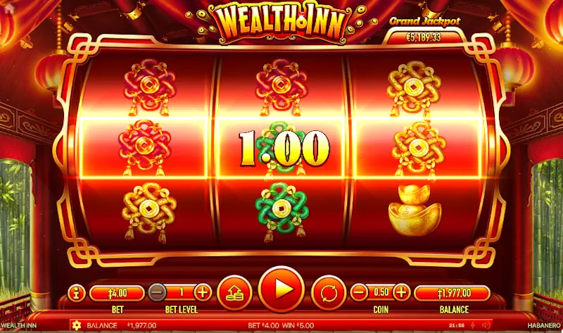 Wealth Inn Slot Mechanics Screenshot