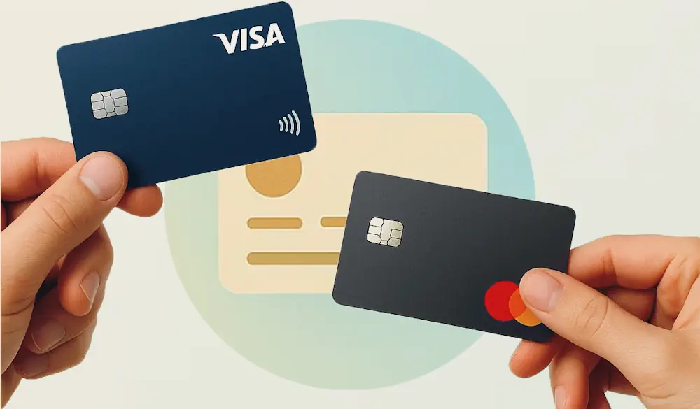 Deposit methods  Visa & Mastercard Banner