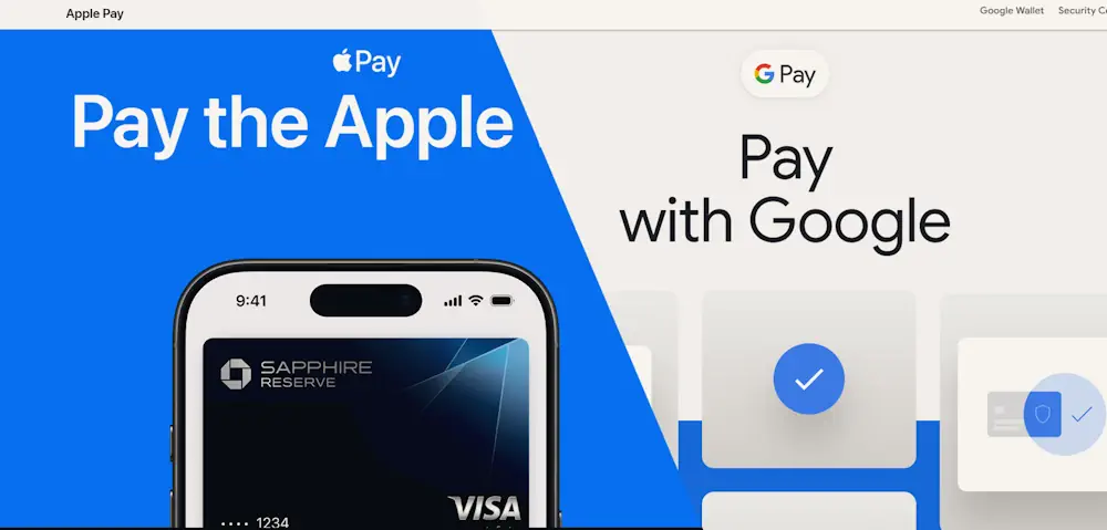 Apple Pay and Google Pay Banner