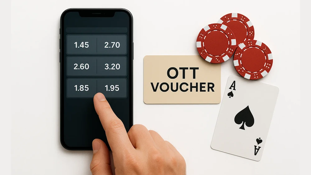 OTT Vouchers Mobile Betting with OTT Vouchers Banner