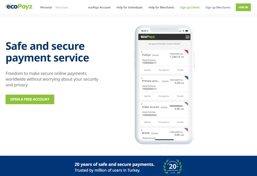 Understanding ecoPayz as a Gambling Payment Method Screenshot