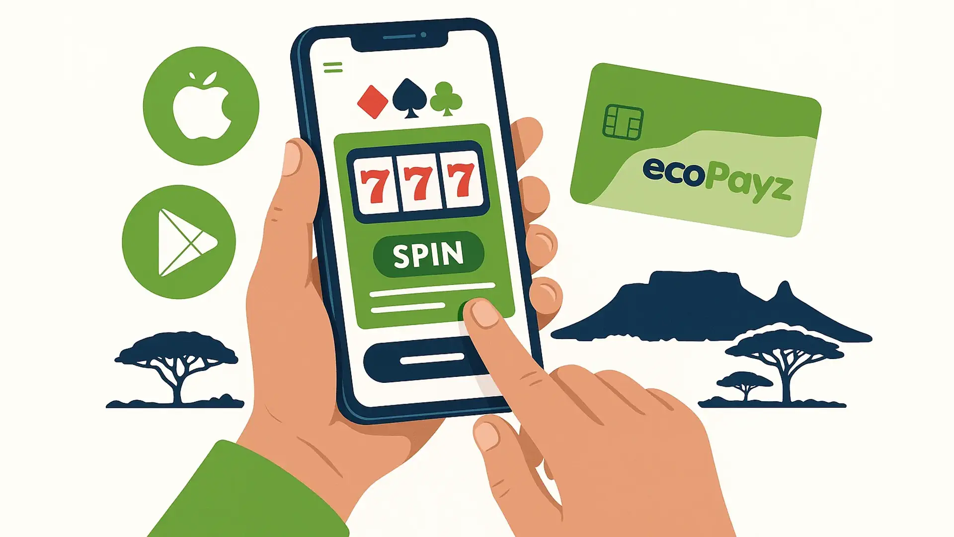 Mobile Compatibility of ecoPayz Casinos Banner