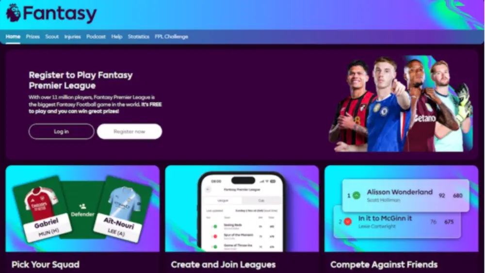fantasy betting premier league Screenshot