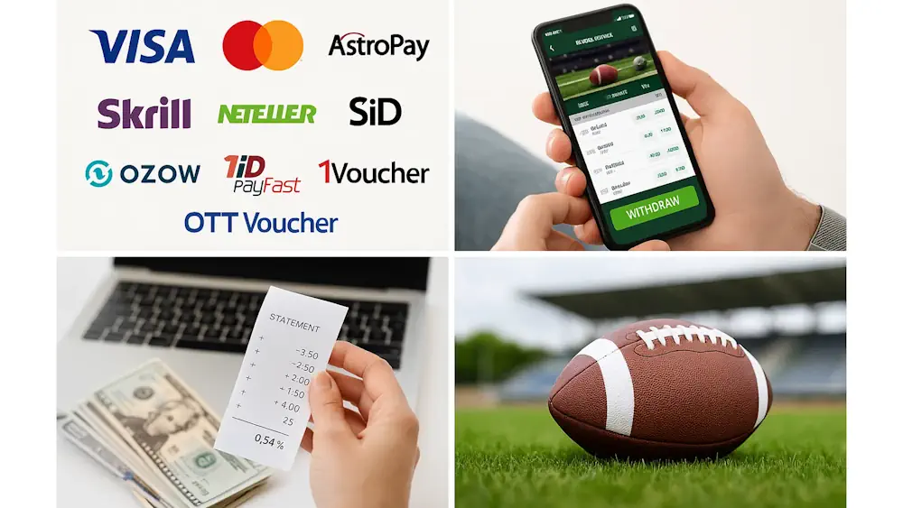 Football Banking: Deposits, Withdrawals & Fees Banner