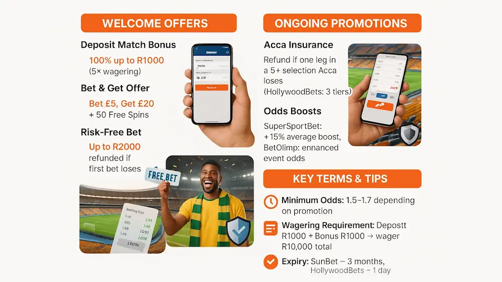 Bonuses & Promotions for Football Bettors Infographic