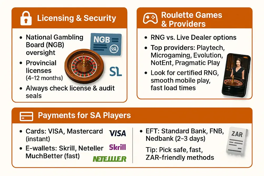 How to Choose the Best Online Roulette Casino Infographic