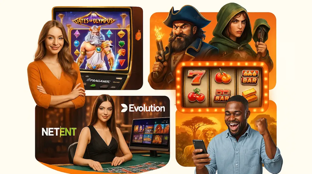 Top Game Providers Available Banner