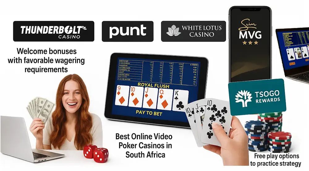 Best Video Poker Bonuses and Promotions Banner