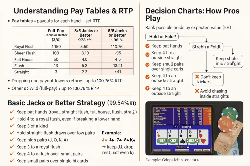 Maximizing Your Wins with Video Poker Strategy Infographic