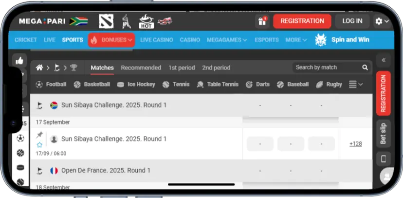 Megapari golf Mobile Screenshot