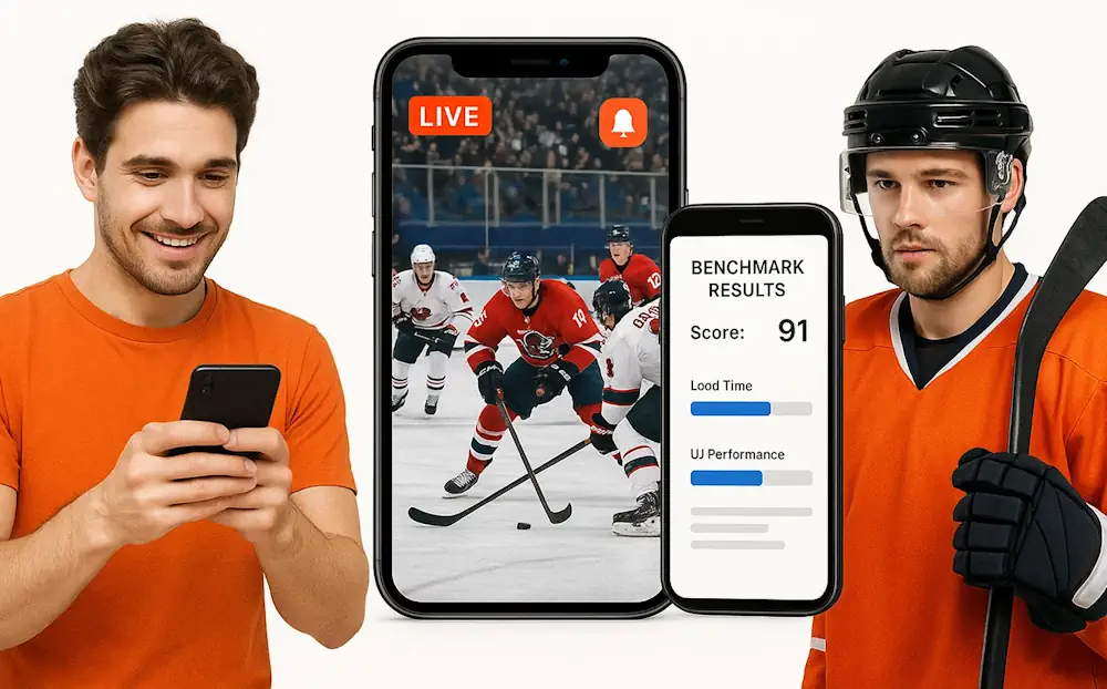 Hockey Mobile Apps & User Experience Banner