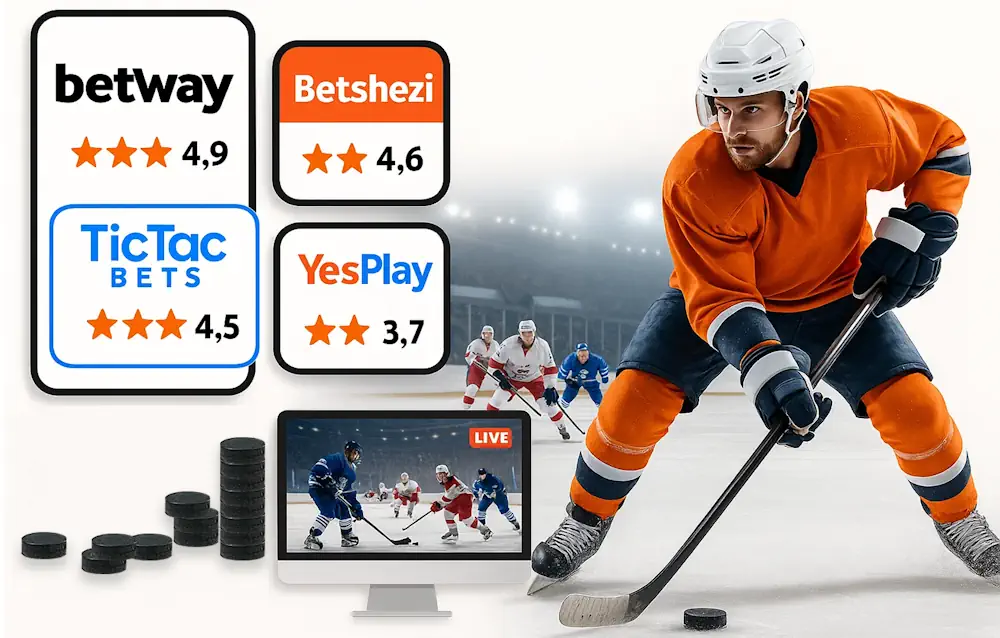 Top SA Bookmakers for Hockey Betting: Ratings & Standings Banner