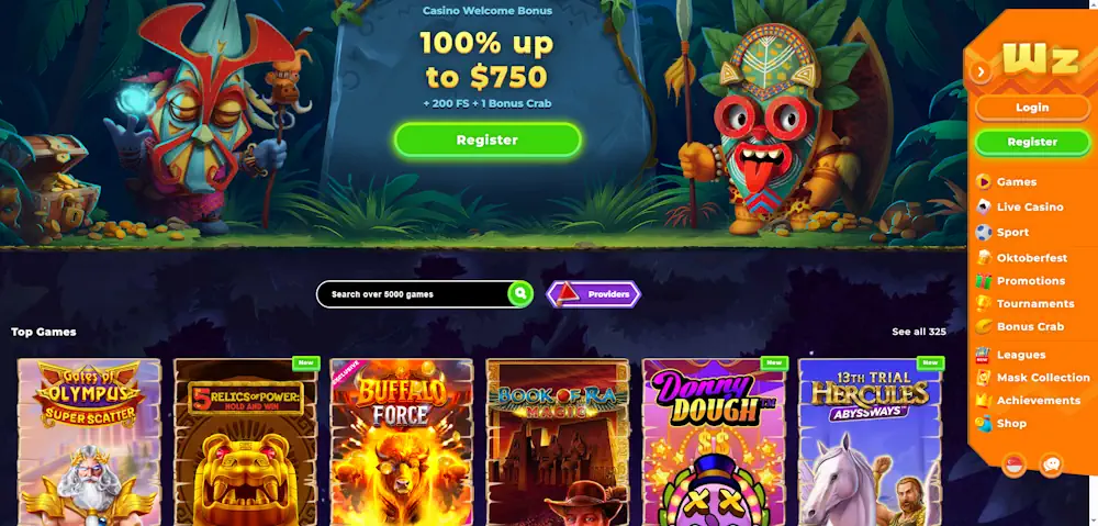 Wazamba Screenshot
