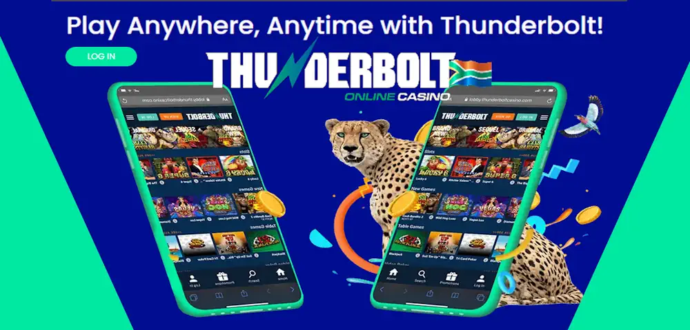 Thunderbolt Casino iphone Banner