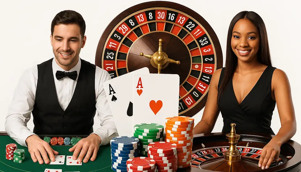 Most Popular Live Casino Games in South Africa Banner