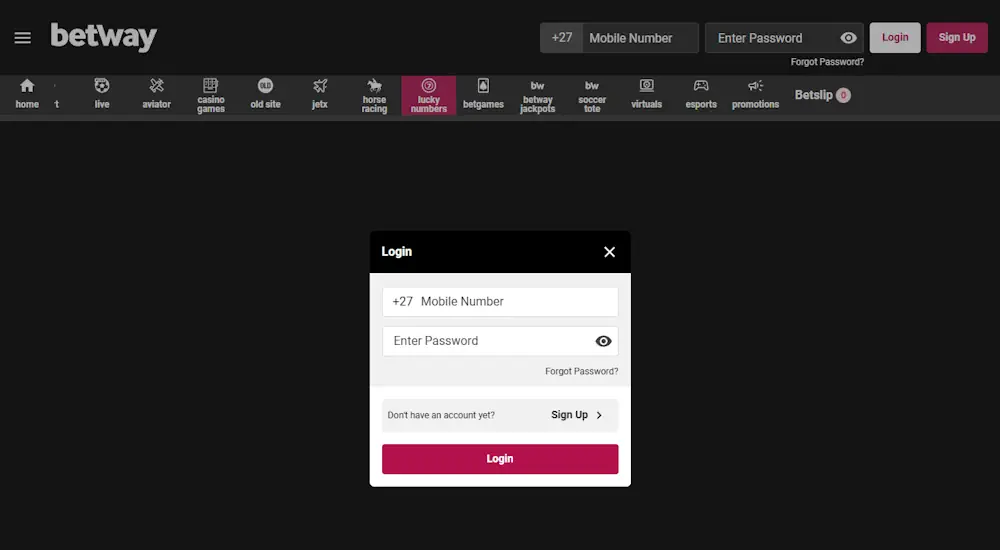 Betway Screenshot