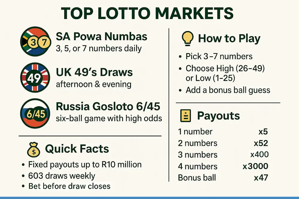 Lucky numbers Infographic