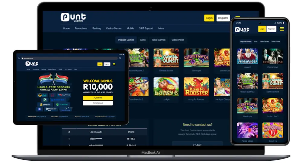 Punt casino Overview Banner