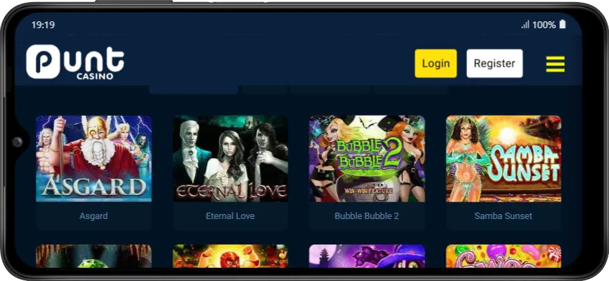 Punt mobile windows Games Screenshot