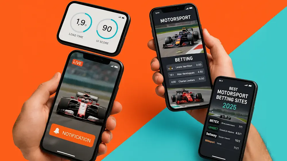 Motorsport Mobile Apps & User Experience Banner