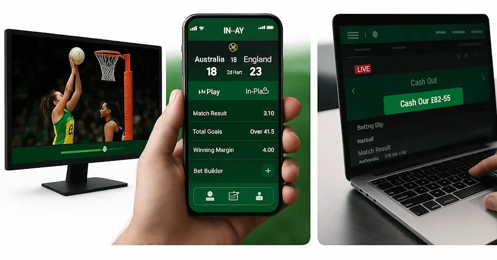 Netball Live Betting & Streaming Experience Banner