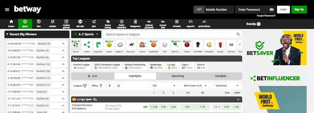 Betway Screenshot