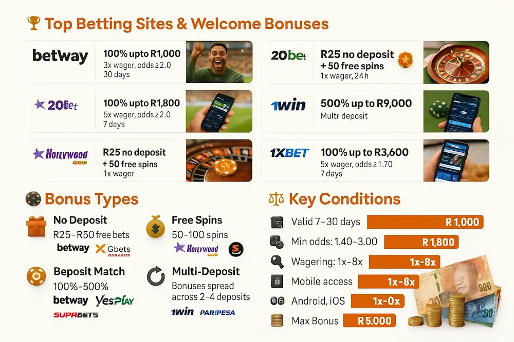 Sports betting bonus Infographic
