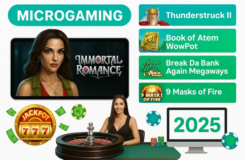 Microgaming Best Games to Play in 2026 Banner