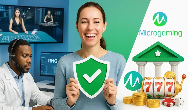 Microgaming Fairness & Safety Banner