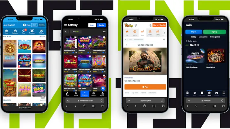 Mobile Gaming Experience with NetEnt Banner