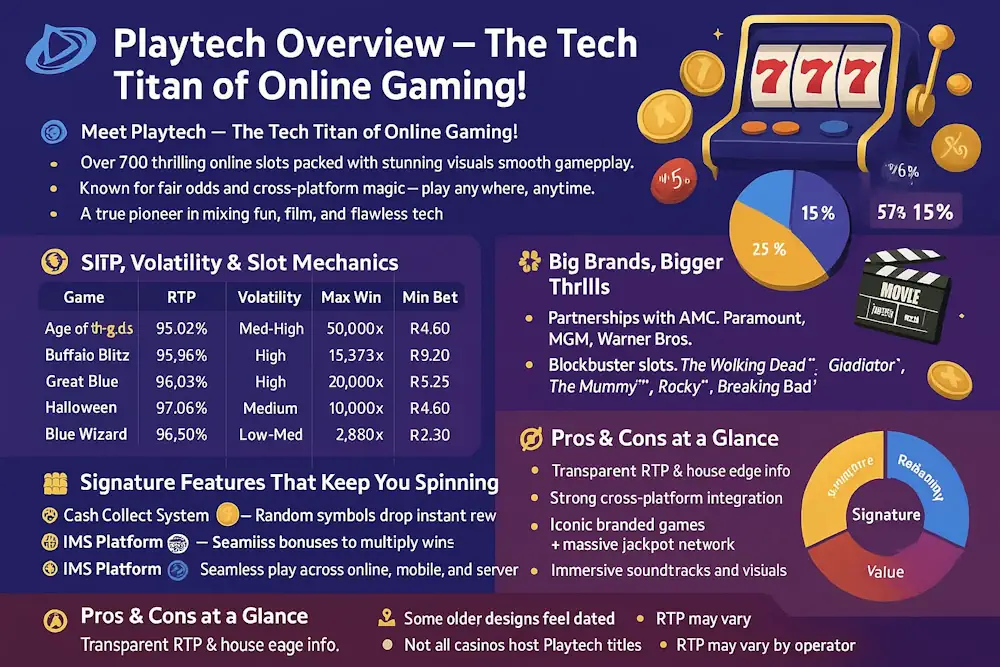 Playtech Overview Infographic