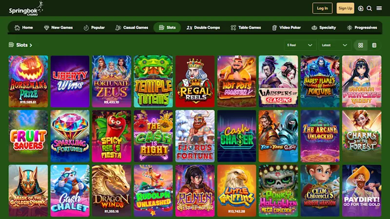 Springbok Slots Screenshot