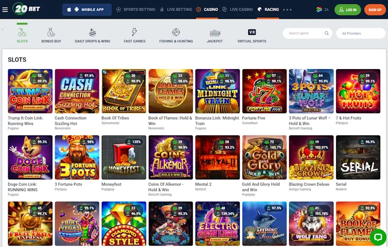 20bet Slots Screenshot