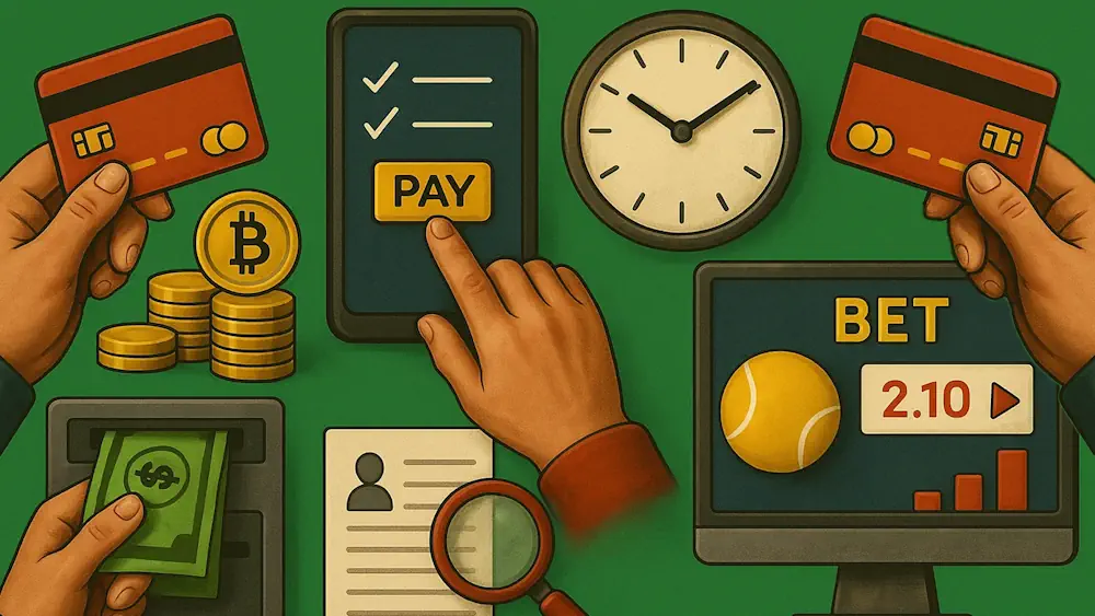 Tennis Banking: Deposits, Withdrawals & Fees Banner