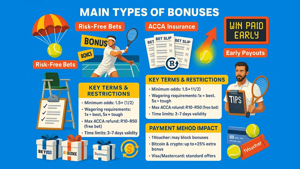 Aus Open Bonuses & Promotions for Australian Open Fans Infographic