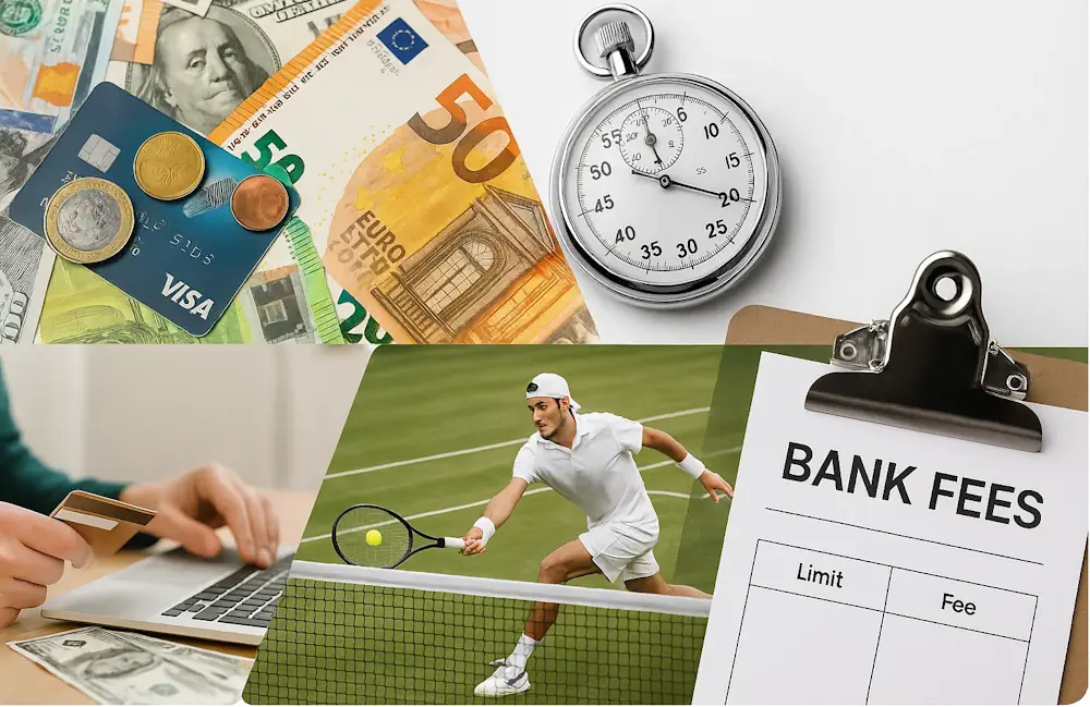 French-open tennis Banking: Deposits, Withdrawals & Fees Banner