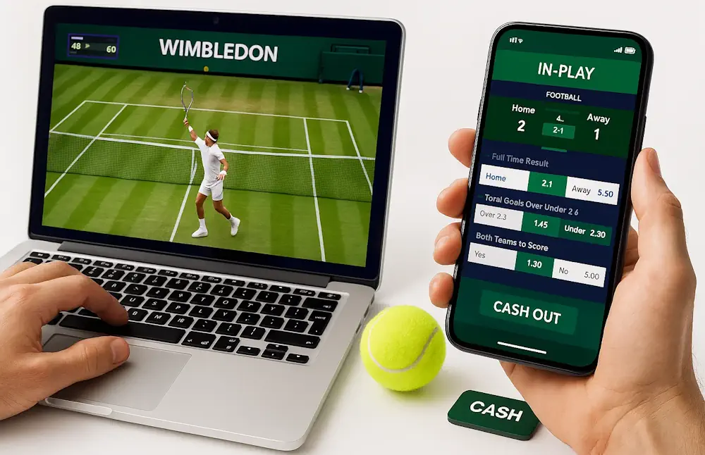 Tennis Wimbledon Live Betting Experience Banner
