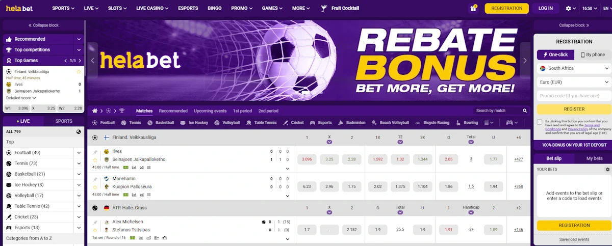 Helabet Screenshot