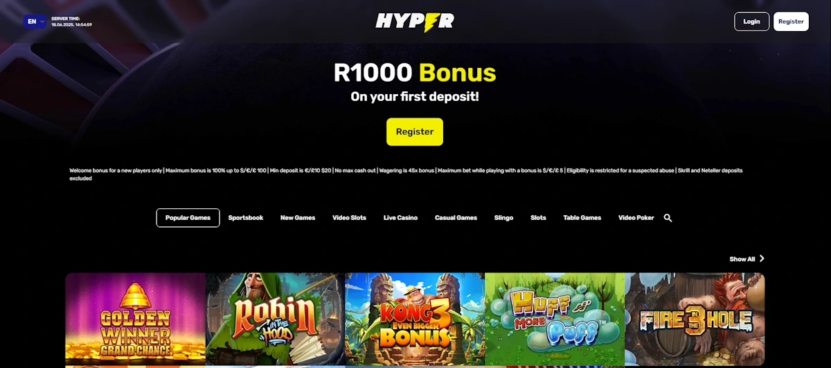 Hyper Casino Screenshot