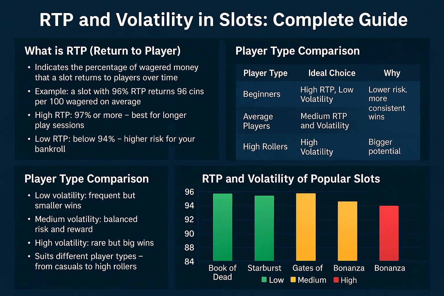 Infographics RTP and Volatility